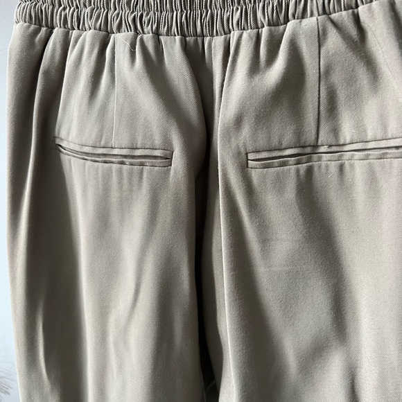 Olive green trouser pants - Picture 3 of 4